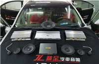 雷克萨斯改装德国IE汽车音响 主动三分频听感极致发烧
